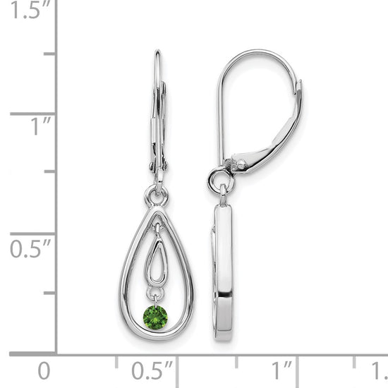 Diamond Leverback Earrings