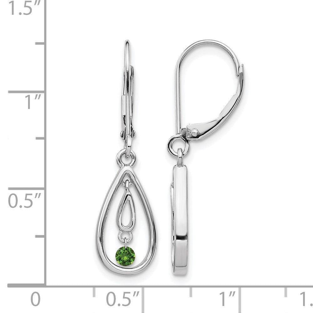 Diamond Leverback Earrings