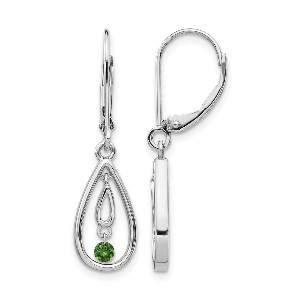 Diamond Leverback Earrings
