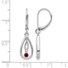 Diamond Leverback Earrings