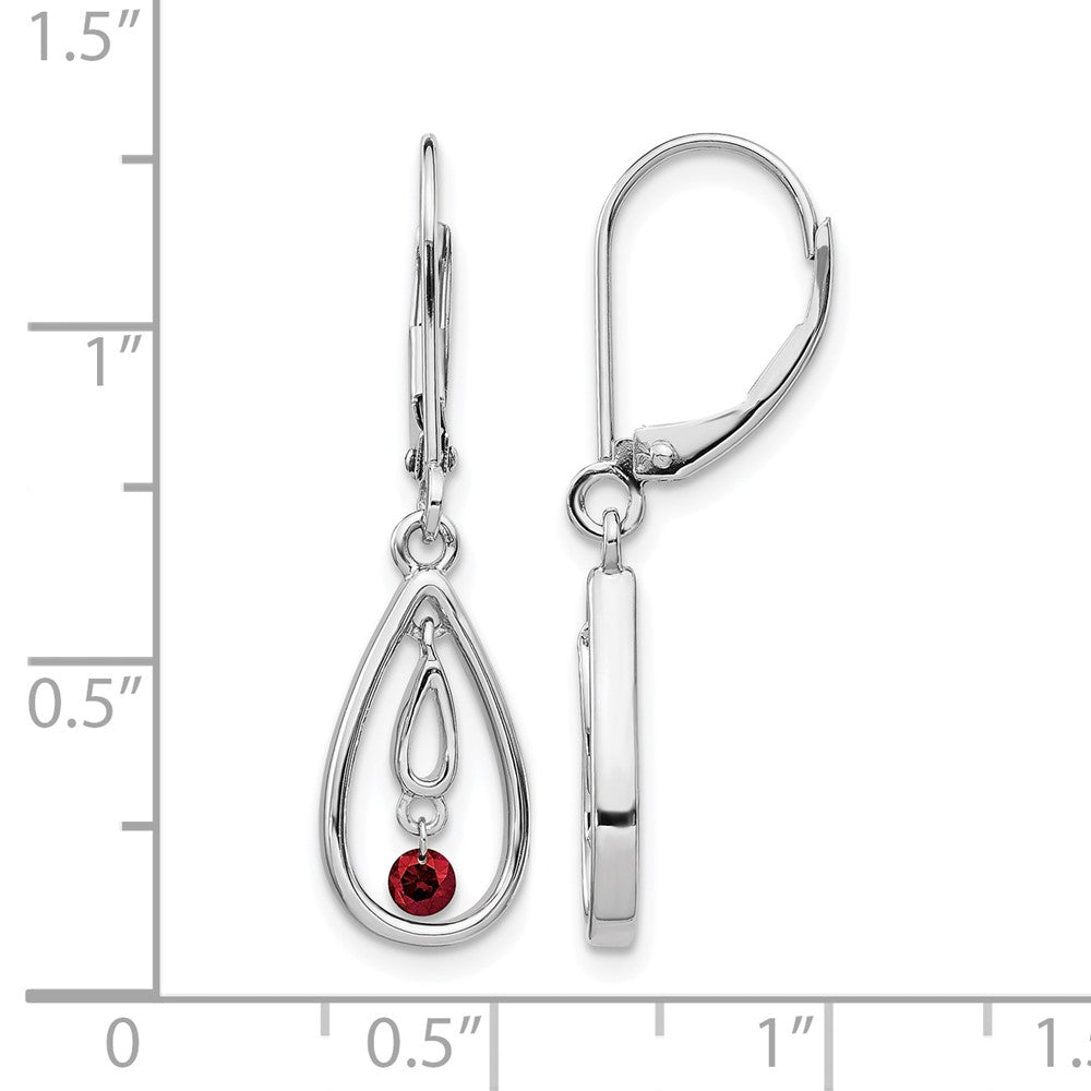 Diamond Leverback Earrings