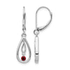 Diamond Leverback Earrings