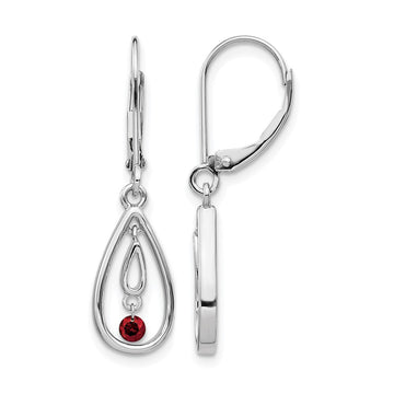 Diamond Leverback Earrings