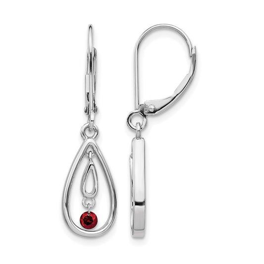 Diamond Leverback Earrings