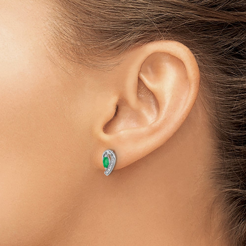 Diamond & Gemstone Post Earrings