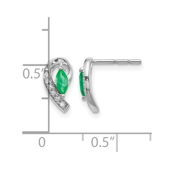 Diamond & Gemstone Post Earrings