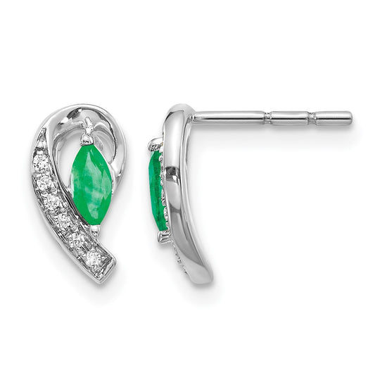 Diamond & Gemstone Post Earrings