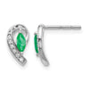 Diamond & Gemstone Post Earrings