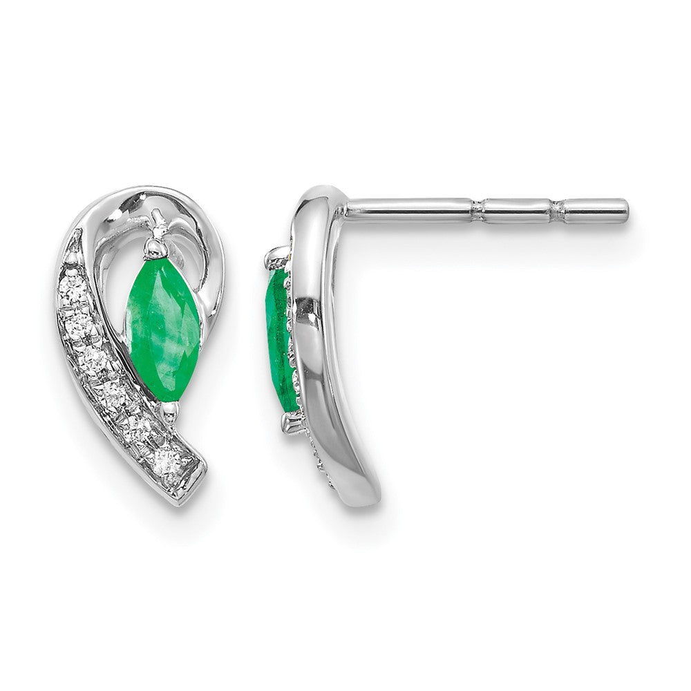 Diamond & Gemstone Post Earrings