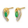 Diamond & Gemstone Post Earrings