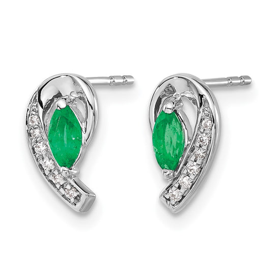 Diamond & Gemstone Post Earrings