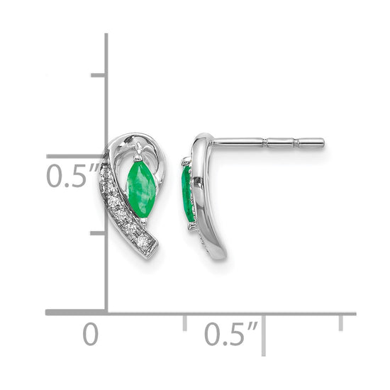 Diamond & Gemstone Post Earrings