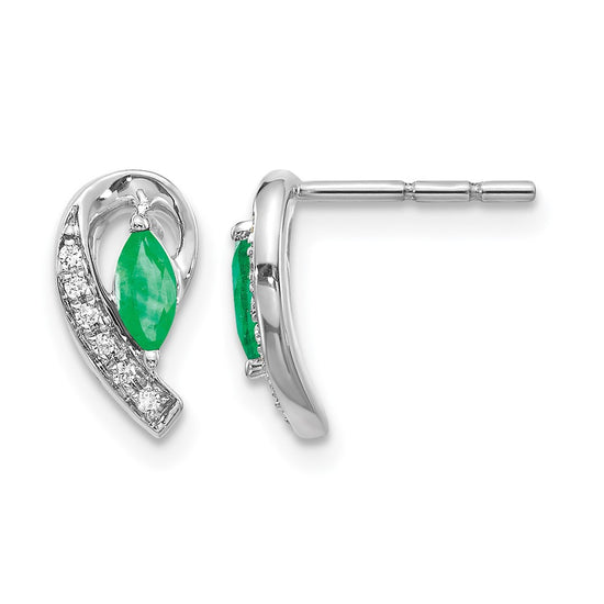 Diamond & Gemstone Post Earrings