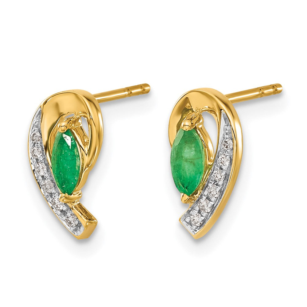 Diamond & Gemstone Post Earrings