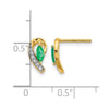 Diamond & Gemstone Post Earrings