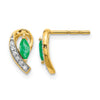 Diamond & Gemstone Post Earrings