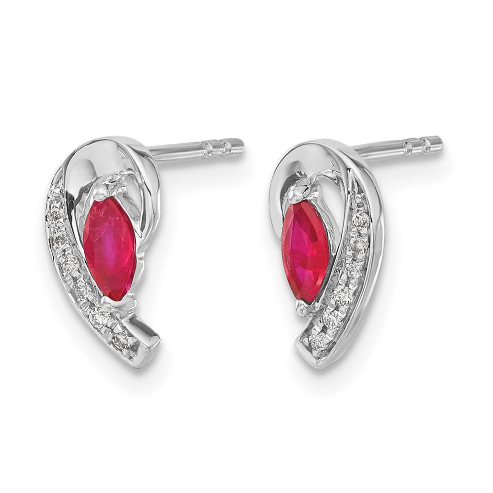 Diamond & Gemstone Post Earrings