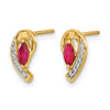 Diamond & Gemstone Post Earrings