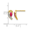 Diamond & Gemstone Post Earrings