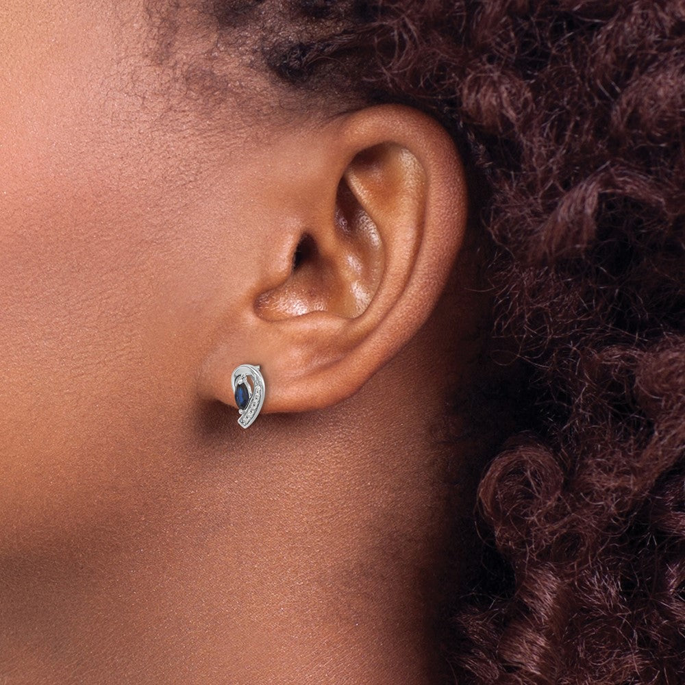 Diamond & Gemstone Post Earrings