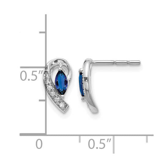 Diamond & Gemstone Post Earrings