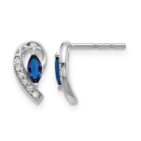 Diamond & Gemstone Post Earrings