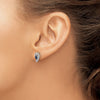Diamond & Gemstone Post Earrings