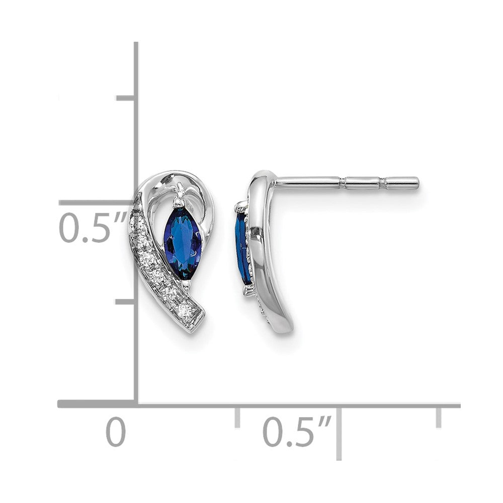 Diamond & Gemstone Post Earrings