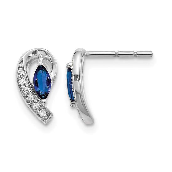 Diamond & Gemstone Post Earrings