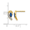 Diamond & Gemstone Post Earrings