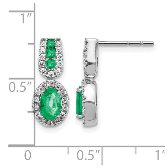 Diamond & Gemstone Post Earrings