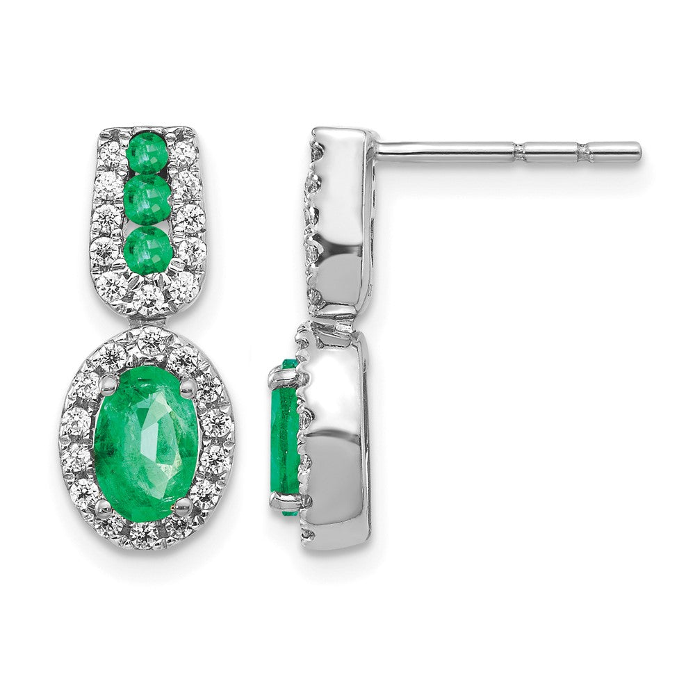 Diamond & Gemstone Post Earrings