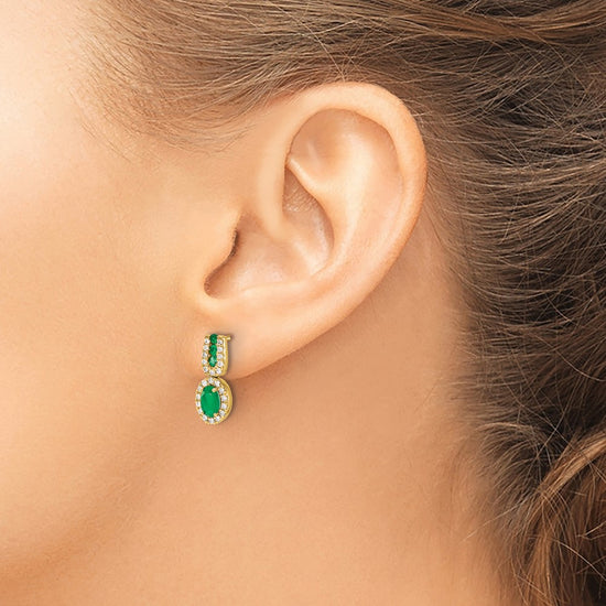 Diamond & Gemstone Post Earrings