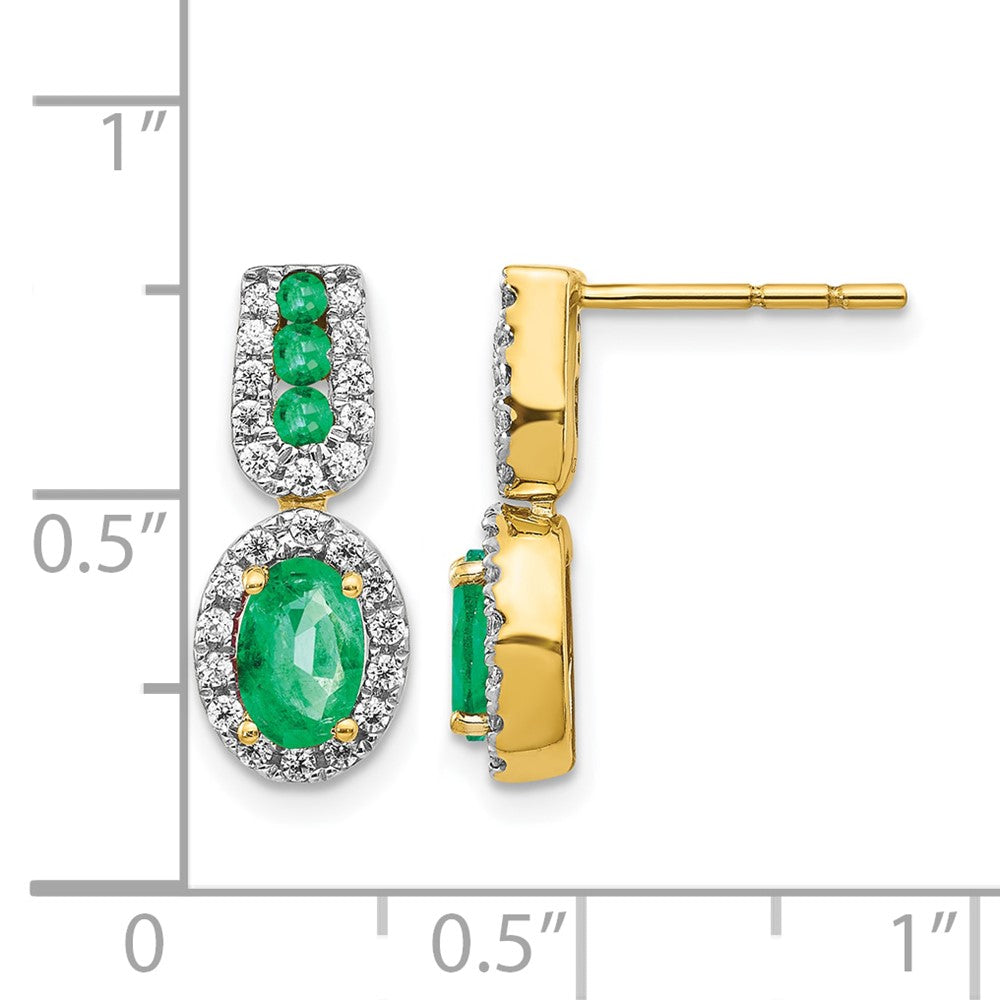 Diamond & Gemstone Post Earrings