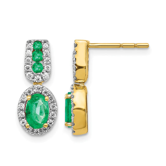 Diamond & Gemstone Post Earrings