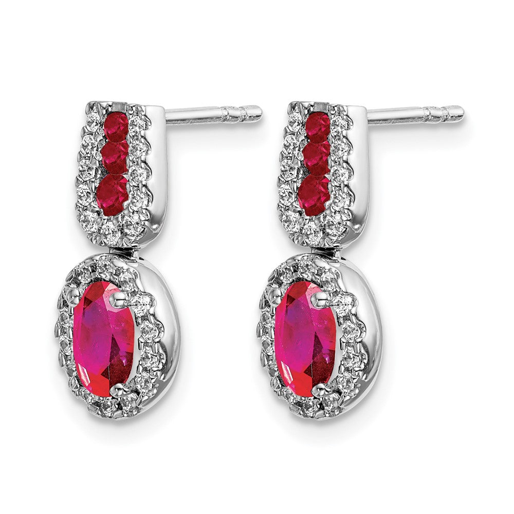 Diamond & Gemstone Post Earrings