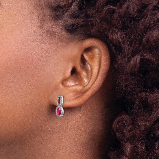Diamond & Gemstone Post Earrings