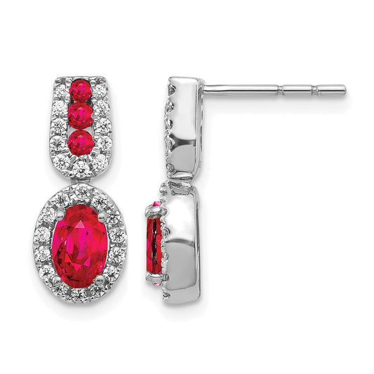 Diamond & Gemstone Post Earrings