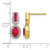 Diamond & Gemstone Post Earrings