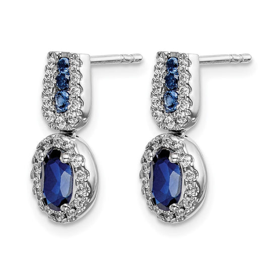 Diamond & Gemstone Post Earrings