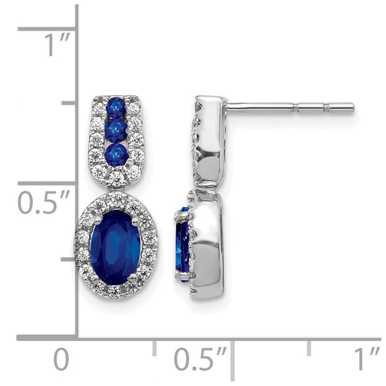 Diamond & Gemstone Post Earrings