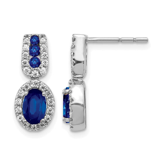 Diamond & Gemstone Post Earrings