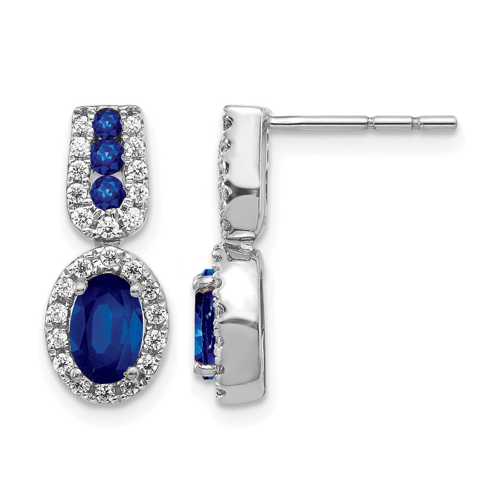 Diamond & Gemstone Post Earrings