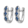 Diamond & Gemstone Hinged Earrings