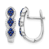 Diamond & Gemstone Hinged Earrings