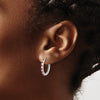Diamond & Gemstone Hinged Hoop Earrings