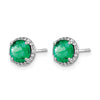 Diamond & Gemstone Post Earrings