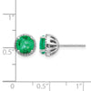 Diamond & Gemstone Post Earrings