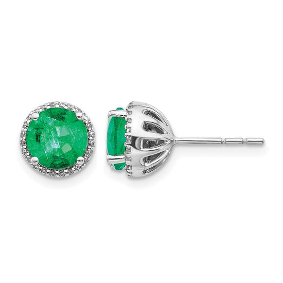 Diamond & Gemstone Post Earrings