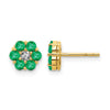 Diamond & Gemstone Post Earrings
